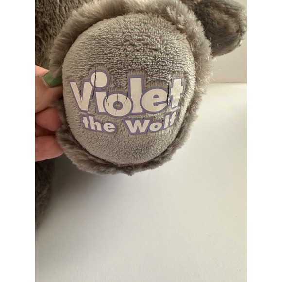 Build A Bear Violet The Wolf 16" Plush Stuffed Animal Great Wolf Pack Purple - Picture 2 of 3